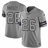 Nike Giants 26 Saquon Barkley 2019 Gray Gridiron Gray Vapor Untouchable Limited Jersey Dyin,baseball caps,new era cap wholesale,wholesale hats